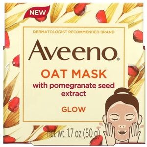 Aveeno Oat Mask with Pomegranate Seed Extract, 1.7 oz.